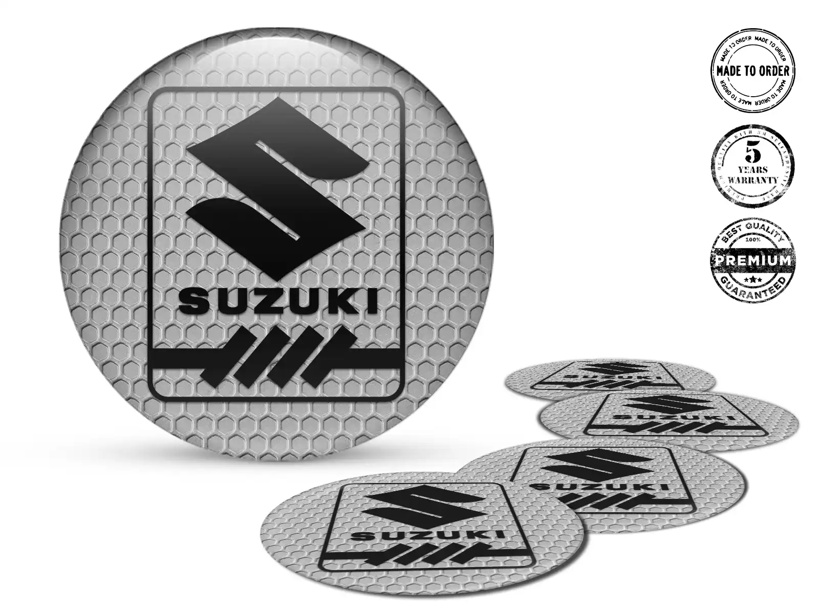 Suzuki Raddekoration Stil Silikon-Badge-Upgrade